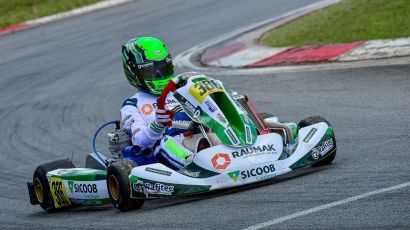 Piloto de kart Gabriel Moura dá um tempo das pistas para tratar lesões
