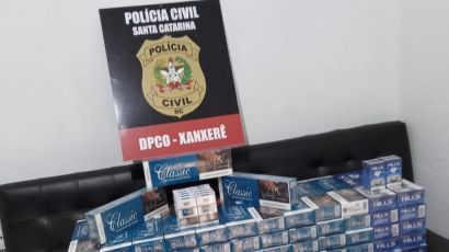 Mais de 70 maços de cigarro de origem estrangeira são apreendidos em Xanxerê