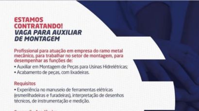 Auxiliar de montagem 