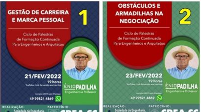 Sociedade de Engenharia e Arquitetura promove palestras gratuitas para associados