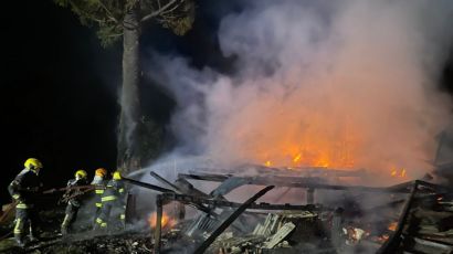 Casa é destruída por incêndio em Xanxerê 