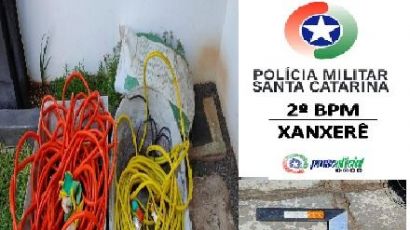 Homens são presos por furto em Xanxerê