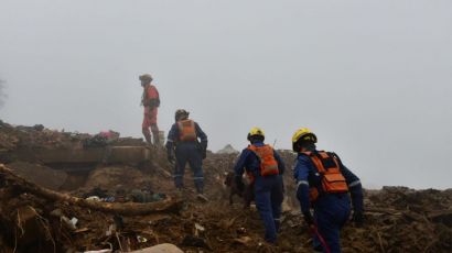Primeira equipe do CBMSC realiza reconhecimento da área em Petrópolis