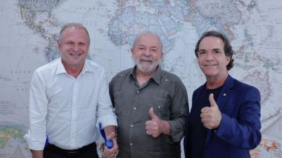 Novidade  na política em SC: Merisio anuncia apoio para Lula da Silva 