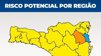 Nova Matriz de Risco aponta uma região no nível moderado, 15 no alto e uma no grave  