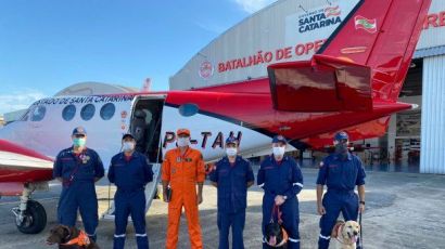 Segunda equipe dos Bombeiros Militares que vai atuar no RJ embarcou no domingo
