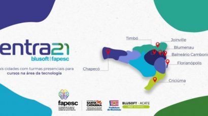 Programa Entra21 terá curso gratuito para área de tecnologia com turmas presenciais e on-line