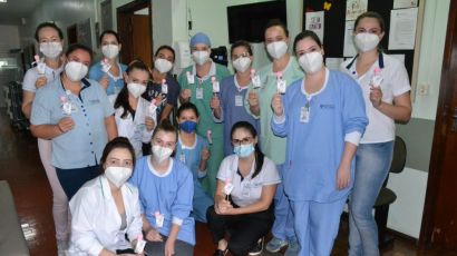 Grupo de Humanização do HRSP fez homenagem para as colaboradoras no Dia da Mulher
