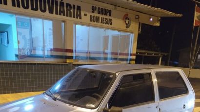 Carro e dois caminhões se envolvem em acidente na SC-480, em Xanxerê 
