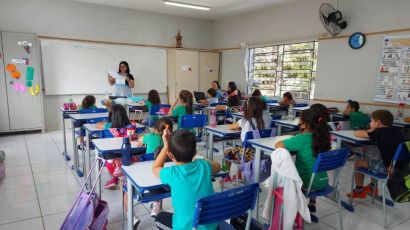 Secretaria de Agricultura e Políticas Ambientais faz trabalho em escola no Dia Mundial da Água
