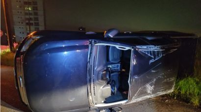 Condutor abandona caminhonete ligada após acidente em Xanxerê 