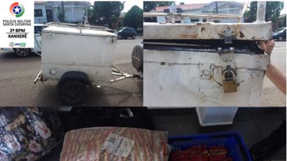 Homem é preso após furtar pacotes de mandolate em Xanxerê