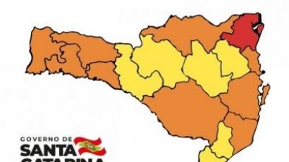 SC tem apenas uma região em gravíssimo pela primeira vez desde novembro de 2020