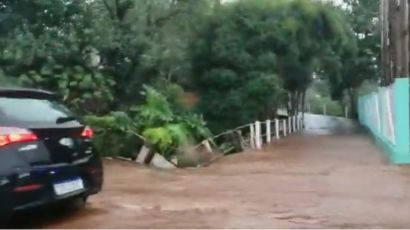 Chuva das últimas horas causa alagamentos em alguns pontos de Xanxerê