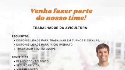 Trabalhador da avicultura 