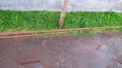 Homem é preso por suspeita de furto de barras de ferro em Xanxerê 