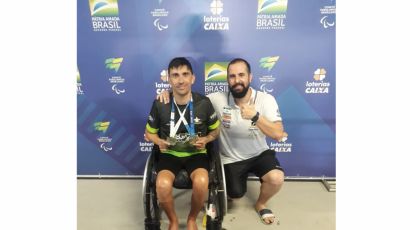 Paratleta de Xanxerê conquista três pódios e quebra recordes em circuito de natação