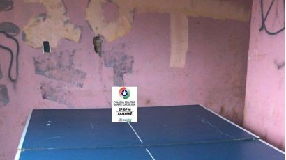 PM recupera mesa de pingue-pongue furtada de escola em Xanxerê