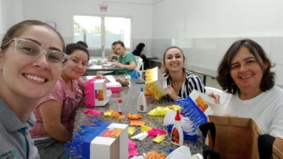 Cestas de Páscoa já estão sendo montadas pelas voluntárias da ONG Girassol 
