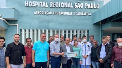 HRSP recebe visita do senador Jorginho Mello e R$ 500 mil em recursos
