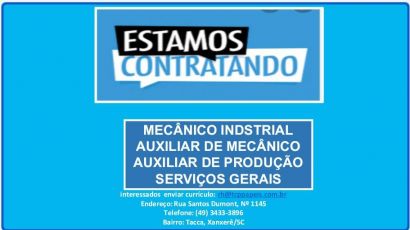 Vagas de emprego 