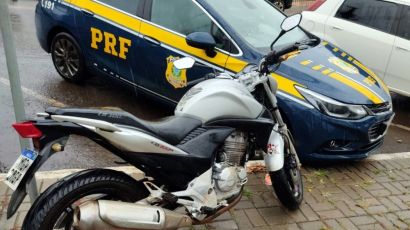 Homem é preso após fugir de fiscalização em Xanxerê com motocicleta furtada 