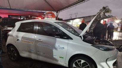 IFSC expõe carro elétrico na ExpoFemi que é desenvolvido através de um projeto de pesquisa