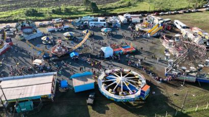 Parque de diversões da ExpoFemi tem atividades para todas as idades