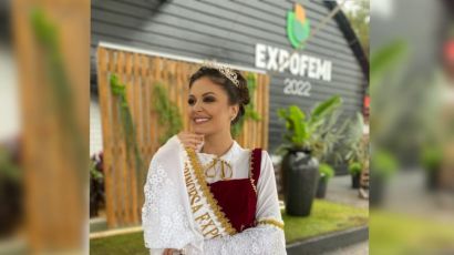 Eduarda Chiotti, 2º Princesa da ExpoFemi, fala sobre experiência de ser uma das Soberanas 