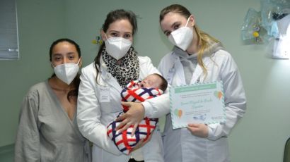 Depois de três meses de internação, bebê recebe alta da UTI Neonatal do HRSP