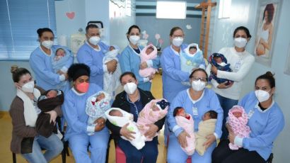 Equipe da maternidade do HRSP registra 14 nascimentos no mesmo dia