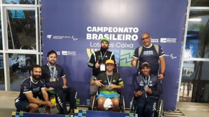 Paratleta xanxerense se consagra campeão brasileiro de natação