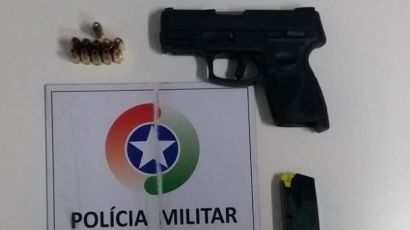Homem é preso com arma de fogo no bairro Vista Alegre 