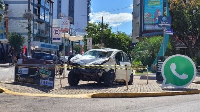 Maio Amarelo: carros destruídos em acidentes chamam atenção em pontos de Xanxerê