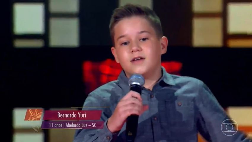 Menino de Abelardo Luz está no The Voice Kids