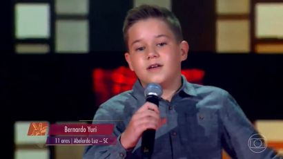 Menino de Abelardo Luz está no The Voice Kids
