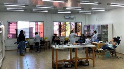 Hemosc coleta 69 bolsas de sangue em ação em Xanxerê