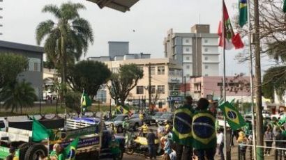 Xanxerenses realizam carreata neste 07 de Setembro em apoio ao governo Bolsonaro