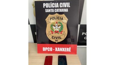 Polícia civil de Xanxerê recupera dois aparelhos celulares furtados