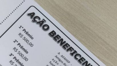AFAHSP realiza rifa beneficente para aquisição de materiais hospitalares