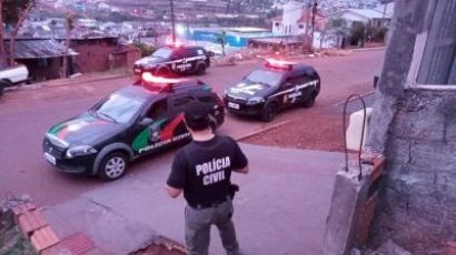 Polícia Civil prende oito pessoas durante operação Descarrilho em Xanxerê