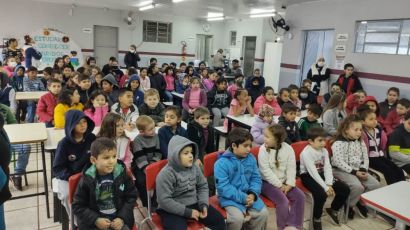 Atividades de conscientização ambiental são desenvolvidas na EMEB Pequeno Trabalhador