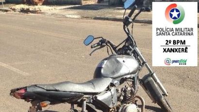 Motocicleta é apreendida por perturbação  em Xanxerê