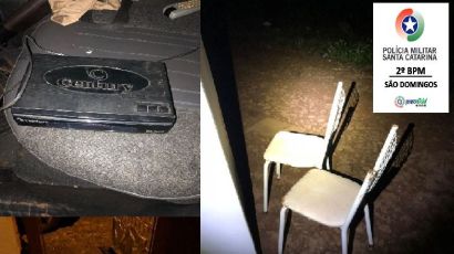 Jovem é preso após furtar residência