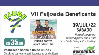 Sétima feijoada beneficente é realizada pelo Clube 7 de Setembro em Xanxerê