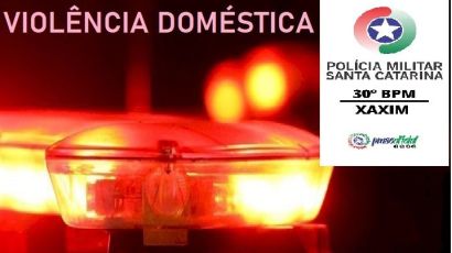 Homem é detido após agredir companheira em Xaxim
