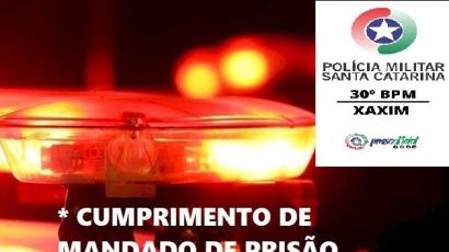 Jovem com mandado de prisão em aberto é preso pela PM