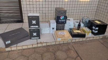 Veículo de Xanxerê é apreendido com mais de 100 garrafas de vinho