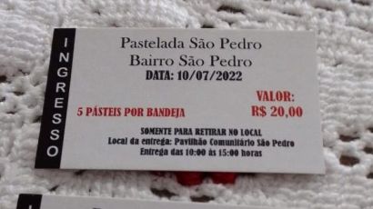 Pastelada beneficente do bairro São Pedro acontece neste final de semana