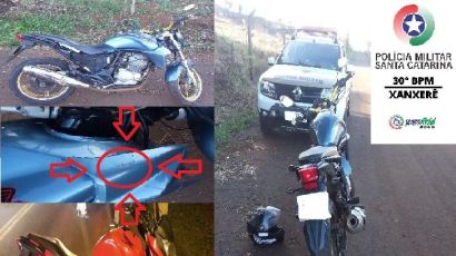 Motociclista é preso por estar com moto furtada e adulterada